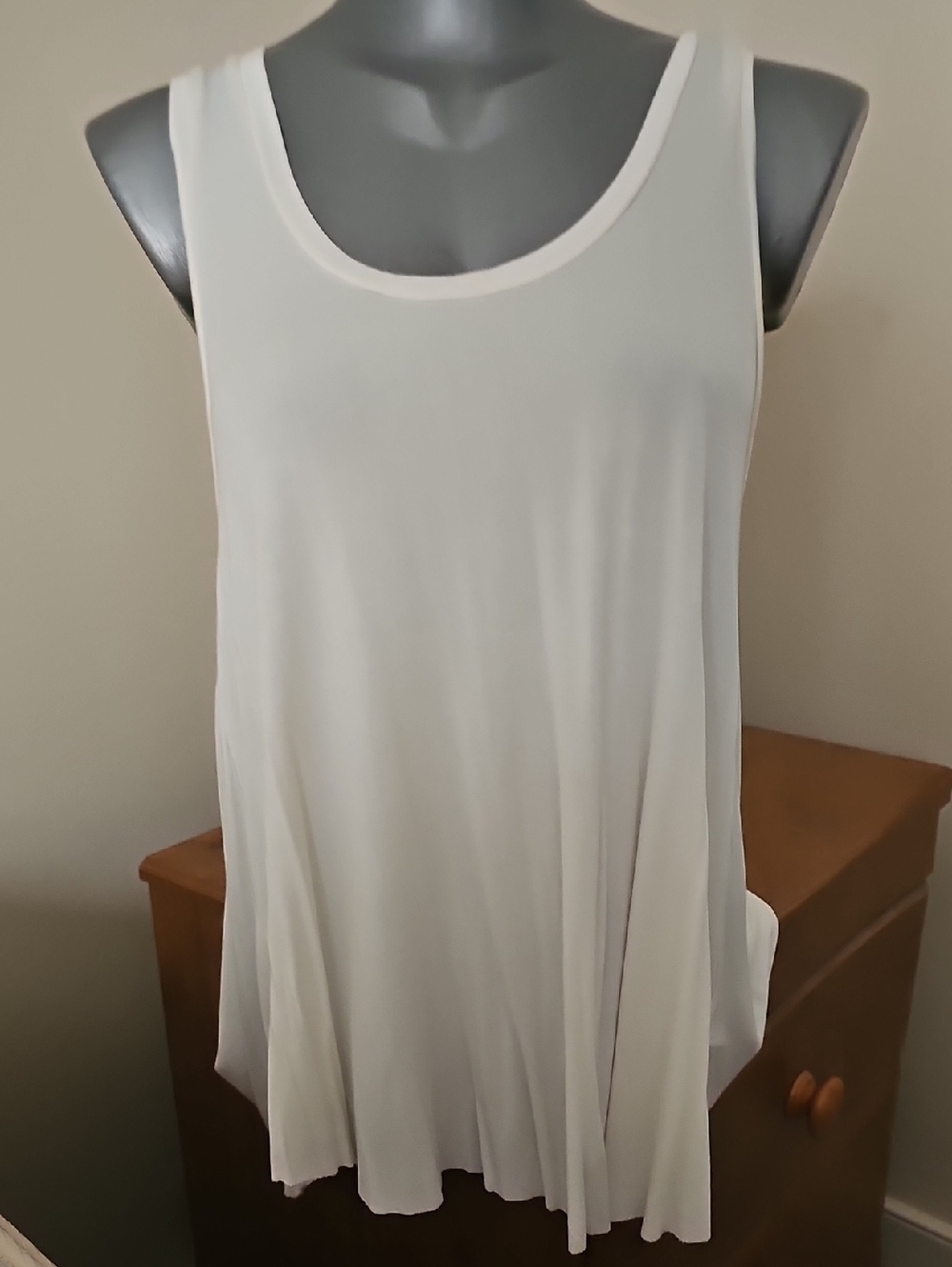 American Eagle Outfitters White Swing Tank Top